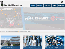 Tablet Screenshot of oldworldind.com